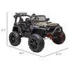 12V Battery-Powered Kids Electric Ride On Truck Car with Wide Seat, Parent Remote Control & Bluetooth Music, Camo