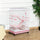32"L 4-Level Small Animal Cage Rabbit Hutch with Lockable Wheels, Slide-out Tray for Bunny, Chinchillas, Ferret, Hedgehog & Gerbils, Pink