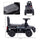 Kids Ride On Sliding Car with Hidden Under Seat Storage, Ride On Police Car for Toddler with Megaphone, Anti Dumping Device, Removable Backrest, Foot-to-Floor Design, Aged 18-60 Months, Black