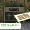 36" x 20" x 30" Raised Garden Bed with Legs and Storage Shelf, Elevated Wood Planter Box, Gardening Standing Growing Bed for Backyard, Patio