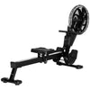 Air Rowing Machine, Foldable Rower with Digital Monitor & Steel Frame for Gym or Home Use