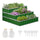 47''x47''x25'' 3 Tier Raised Garden Bed, Metal Elevated Planer Box Kit w/ A Pairs of Glove for Backyard, to Grow Vegetables, Herbs, Green