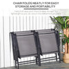 Folding Outdoor Patio Chairs Set of 4 Stackable Portable for Deck, Garden, Camping and Travel