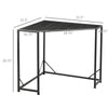 Small Corner Desk & Small Corner Computer Desk with Strong Metal Frame, Corner Writing Desk, Gray