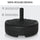 Umbrella Base, Half Round, Sand or Water Filled Patio Umbrella Stand Holder for Lawn, Deck, Backyard and Garden, Fit 1.5"or 2" Pole, Black