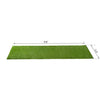 10' x 3' Artificial Turf Grass with Simulated Look & Feel UV Protection, & Drain Holes for Rain, 1.25" Height