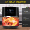 Air Fryer 4.7Qt, 4-in-1 Hot Oven with Air Fry, Roast, Broil, Crisp, Bake Function, Digital Touchscreen, 60-Min Timer, BPA Free