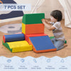7 Piece Soft Play Blocks Toy Foam Building and Stacking Blocks for Kids