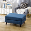 Convertible Sofa Bed, Ottoman Sleeper, Fabric Chair Bed, Floor Sofa for Living Room, Bedroom, Blue