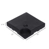 Large 4 Piece Square Fillable Weighted Offset Market Patio Umbrella Base