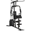 Home Gym, Multifunction Gym Equipment Workout Station with 100Lbs Weight Stack for Preacher Bicep Curl