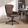 Ergonomic Office Chair Office Roller Chair Office Desk & Computer Chair With 5 Castor Wheels & Easy Adjustable Height/Tilt Brown