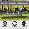 Outdoor Folding Chaise Lounge Chair Portable Lightweight Reclining Garden Sun Lounger with 4-Position Backrest for Patio, Deck, Grey