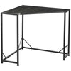 Small Corner Desk & Small Corner Computer Desk with Strong Metal Frame, Corner Writing Desk, Gray