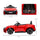 Kids Ride on Car with Remote Control, 12V 3.1 MPH Electric Car for Kids Ride-on Toy for 37-60 Months Boys and Girls with Suspension System, Horn Honking, Music, Lights, Red