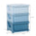 Kids Storage Unit Dresser Tower with Drawers 3 Tier Chest Toy Organizer for Bedroom Nursery Kindergarten Livingroom for Boys Girls Toddlers Blue
