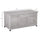 75 Gallon Wooden Deck Box, Outdoor Storage Container with Aerating Gap & Weather-Fighting Finish, Grey