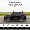12V Ride On Toy Car for Kids with Remote Control, Mercedes Benz AMG GLC63S Coupe, 2 Speed, with Music, Electric Light, Black