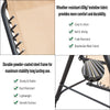 2 Person Porch Swing with Canopy, Covered Patio Swing with Pivot Storage Table, Cup Holder, & Adjustable Overhead Canopy, Beige