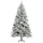 7.5' Tall Unlit Snow Flocked Pine Artificial Christmas Tree with Realistic Branches, Green