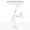 Floor Standing Jewelry Cabinet, Lockable Jewelry Organizer with Full-Length Mirror,  and 4 Adjustable Angles, White