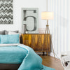 59.75" Floor Lamp Standing Lamp Fabric Lampshade E26 Lamp Holder Steel Tripod Living Room Gold