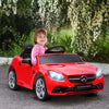 12 V Kids Electric Ride On Car with Parent Remote Control, Two Motors, Music, Lights, and Suspension Wheels for 3-6 Years Old, Red