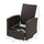 Patio Patio Lounge Chair, Recliner Chair with Footrest