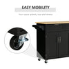 Kitchen Island Cart, Rolling Kitchen Island, Utility Cart with Wheels, Kitchen Cart with Drawers and Cabinets
