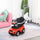 3 In 1 Push Cars for Toddlers Kid Ride on Push Car Stroller Sliding Walking Car with Horn Music Light Function Secure Bar Ride on Toy for Boy Girl 1-3 Years Old Red