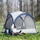 6-8 Person Screen House for Camping, Family Tents Shelter with Portable Carry Bag, Sun Shelter Dome Tent with 4 Zipped Mesh Door