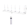 Sturdy Dog Weaves Poles Pet Speed and Agility Equipment Dogs Obstacle Outdoor w/ Storage Bag