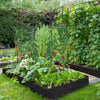 5.9' x 3' x 1' Raised Garden Bed with Support Rod, Steel Frame Elevated Planter Box, Black