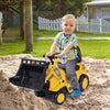 3 in 1 Ride On Toy Bulldozer Digger Tractor Pulling Cart Pretend Play Construction Truck