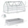 Galvanized Raised Garden Bed with Mini Greenhouse Cover, Outdoor Metal Planter Box with 2 Roll-Up Windows for Growing Flowers, Fruits, Vegetables, and Herbs, 73" x 38" x 36", Clear
