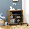 Rustic Kitchen Cabinet, Storage Cabinet, Sideboard Floor Accent Cabinet with Metal Doors for Living Room, Dining Room, Bedroom, Entryway