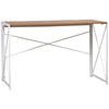 Folding Computer Writing Desk with Metal Frame for Home Office , 47.25"x23.5"x29.5", Natural