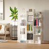 Tree Bookshelf, Modern Freestanding Bookcase with 13 Open Shelves, Display Unit for Living Room, Study, or Office, White