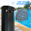 Outdoor Beach, Pool, Spa, Solar Shower w/ Hot and Cold Adjustment for Poolside