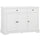 Modern Sideboard Buffet Cabinet with Storage Cupboards, 2 Drawers and Adjustable Shelves for Living Room, Kitchen, White