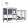 Wooden Rabbit Hutch Bunny Hutch Elevated Pet House with No Leak Tray Lockable Door Openable Top for Indoor 57.75" x 18" x 32.5" Grey