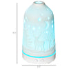 100ml Aroma Diffuser for Essential Oils Humidifier with 7 Colors LED Lights, 2 Mist Mode, Timer, Waterless Auto-off for Home and Office, White