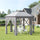 13' x 11' Pop Up Gazebo, Double Roof Canopy Tent with Zippered Mesh Sidewalls, Height Adjustable, Carrying Bag, Event Tent for Patio Garden Backyard, Gray