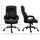Big and Tall 400lbs Executive Office Chair with Wide Seat, Computer Desk Chair with High Back PU Leather Ergonomic Upholstery, Black