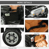 Ride On Car Toy Off Road Truck, Dual 12V Electric Battery Powered with Remote Control Lights MP3 LCD Power Indicator and MP3