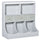 Toy Chest Kids Cabinet Freestanding Storage Organizer Children Bookcase Display Shelf Wardrobe for Toys Books Bedroom with Drawers, Grey