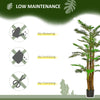 6ft Artificial Tropical Palm Tree, Faux Decorative Plant in Nursery Pot for Indoor or Outdoor DÃ©cor