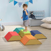 5-Piece Soft Play Equipment, Large Baby Foam Playset for Creativity and Shape Discovery with Easy-to-Clean Surface, Toddler Educational Toy for 1+ Year Old Girls & Boys