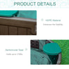 Kids Outdoor Sandbox for Backyard Garden Beach, w/ Cover, Aged 3-12 Years Old