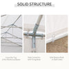 20' x 32'  Outdoor Carport Canopy White Party Tent with Sidewalls